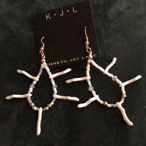 KJL earrings, very festive & beach, never worn